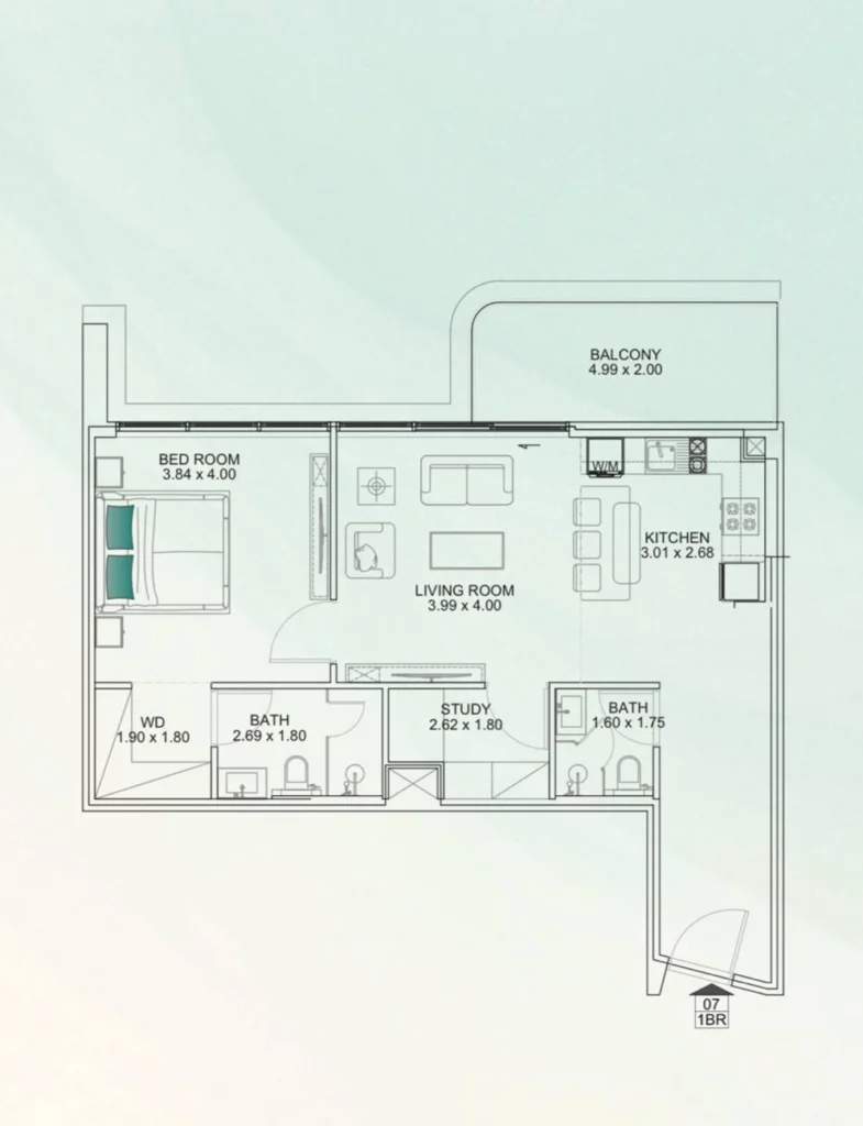 Apartamentos de 1 dormitorio