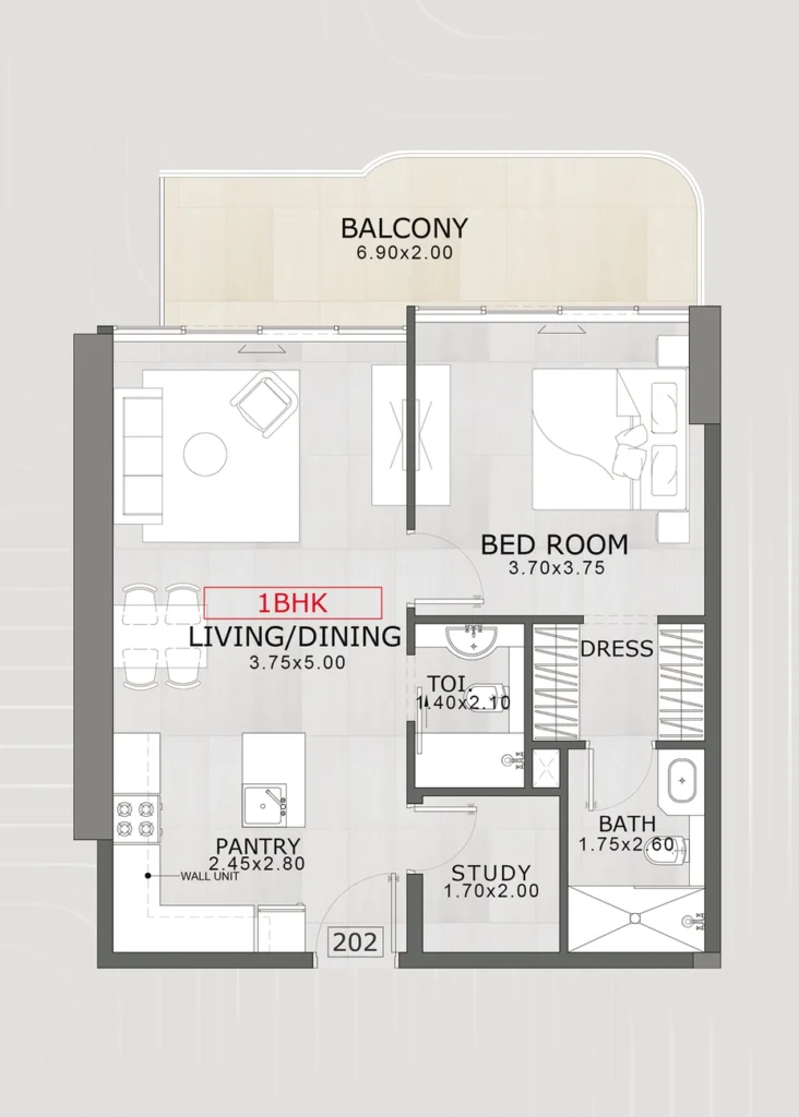1 BR apartments
