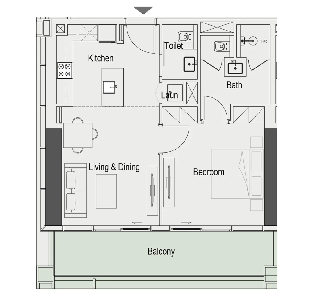 Apartamentos de 1 dormitorio