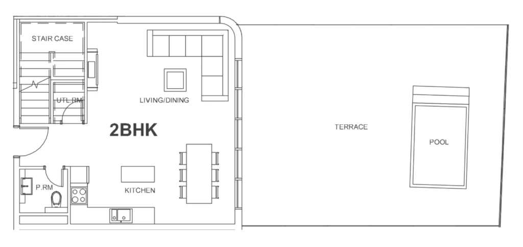 دوبلكس بغرفتي نوم