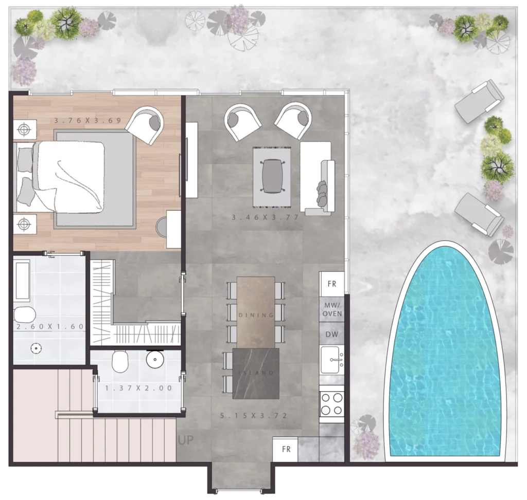 2-Zimmer-Maisonettewohnung