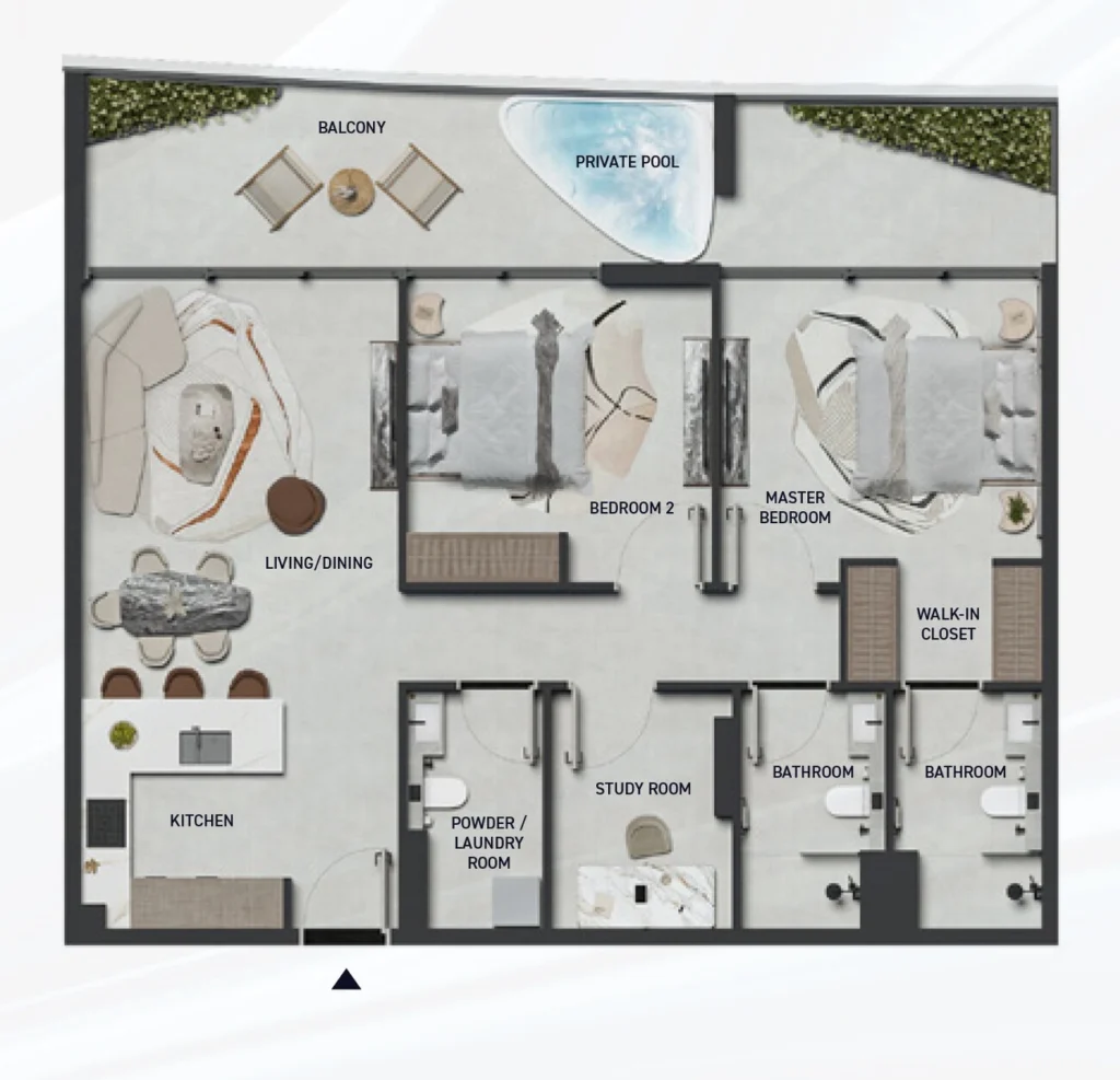 Apartamentos de 2 DORM