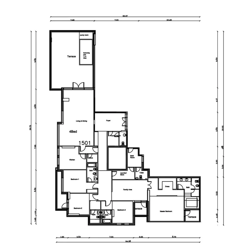 Apartamentos de 4 DORM