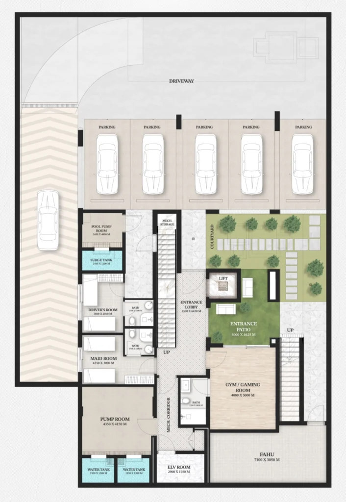 Villa mit 5 Schlafzimmern