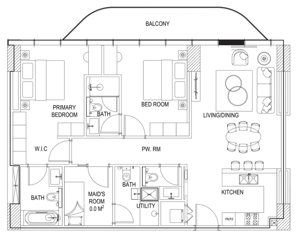 Apartamentos com 2 quartos