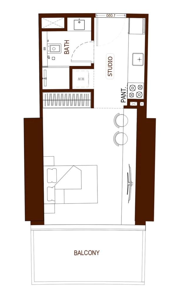 Apartamentos com 2 quartos