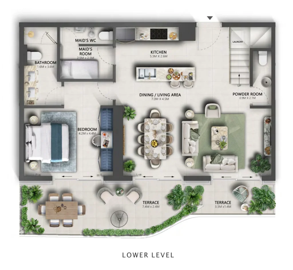 3-Zimmer-Maisonettewohnung